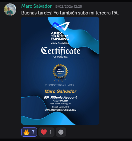 Resultado de alumno fondeado